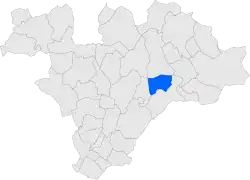 Расположение муниципалитета на карте провинции