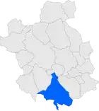 Расположение муниципалитета на карте провинции
