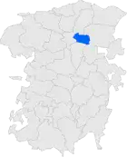 Расположение муниципалитета на карте провинции