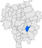 Расположение муниципалитета на карте провинции