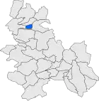 Расположение муниципалитета на карте провинции