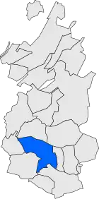 Расположение муниципалитета на карте провинции