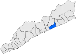 Расположение муниципалитета на карте провинции