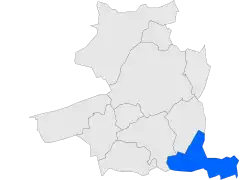 Расположение муниципалитета на карте провинции