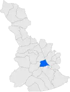 Расположение муниципалитета на карте провинции