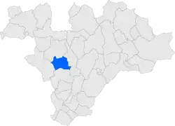 Расположение муниципалитета на карте провинции
