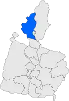 Расположение муниципалитета на карте провинции