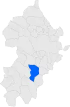 Расположение муниципалитета на карте провинции