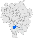 Расположение муниципалитета на карте провинции