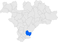 Расположение муниципалитета на карте провинции