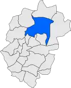 Расположение муниципалитета на карте провинции