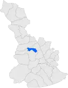 Расположение муниципалитета на карте провинции