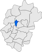 Расположение муниципалитета на карте провинции