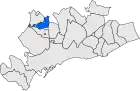 Расположение муниципалитета на карте провинции