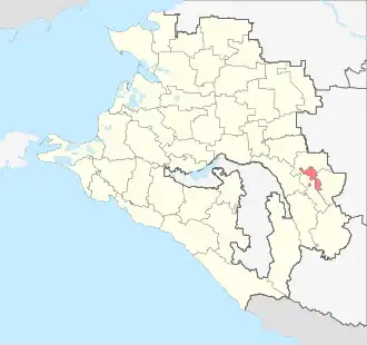 город Армавир на карте