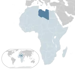 Карта Ливии