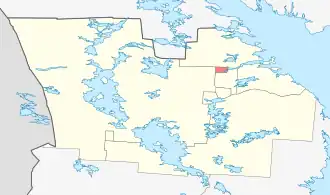 Чупинское городское поселение на карте