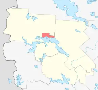 Калевальское городское поселение на карте