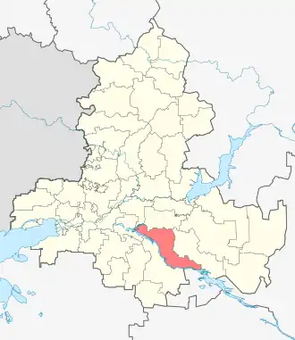 Пролетарский район на карте