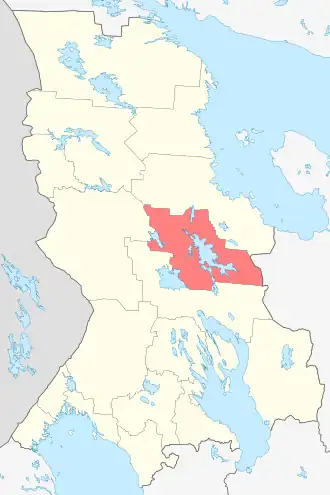 Сеге́жский районСегежский муниципальный округ на карте