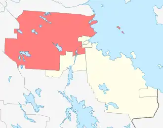 Сосновецкое сельское поселение на карте