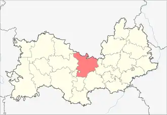 Старошайговский район на карте