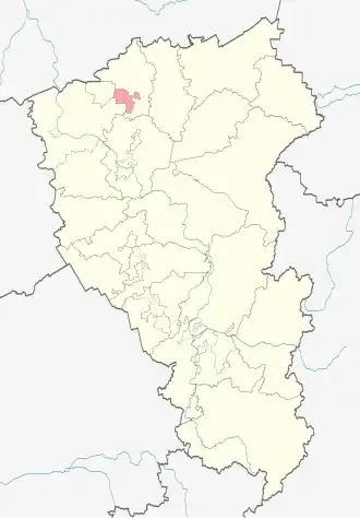 Анжеро-Судженский городской округ на карте