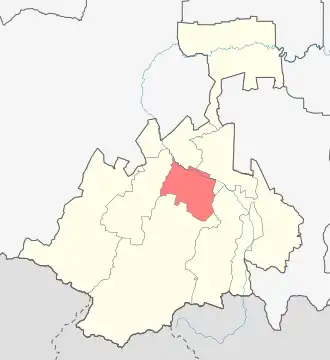 Ардонский район на карте