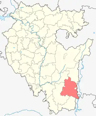 Баймакский район на карте