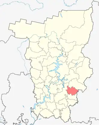 Берёзовский районБерёзовский муниципальный округ на карте