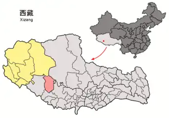 Цочен на карте