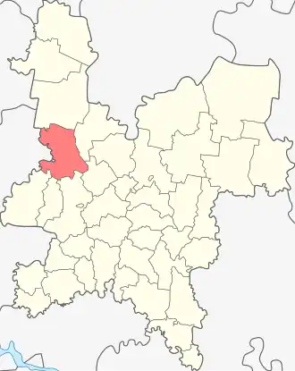 Даровской район на карте