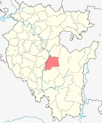 Гафурийский район на карте
