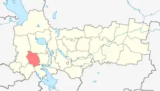 Кадуйский муниципальный округ на карте