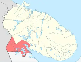 Городское поселение Кандалакша на карте