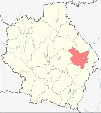 Кирсановский район на карте