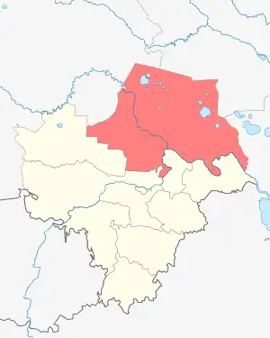 Муниципальное образование Лентьевское на карте