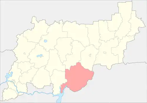 Макарьевский район на карте