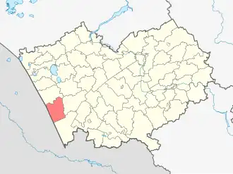 Михайловский район на карте