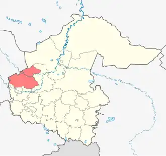 Нижнетавдинский район на карте