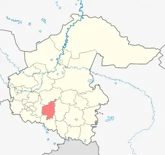 Омутинский район на карте