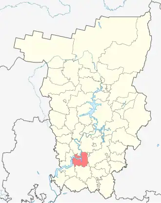 Осинский районОсинский муниципальный округ на карте