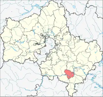 город Озёрыгородской округ Озёры на карте