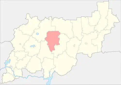 Парфеньевский районПарфеньевский муниципальный округ на карте