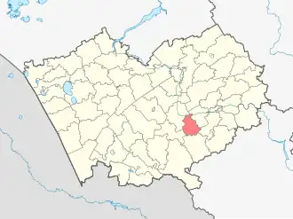 Петропавловский район на карте