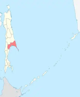 Поронайский район Поронайский городской округ на карте