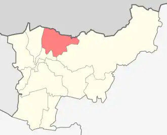 Разинский сельский округ на карте