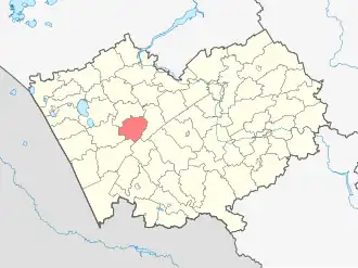 Романовский район на карте