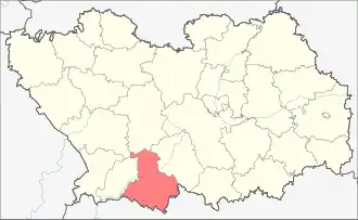 Сердобский район на карте