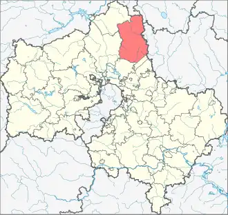 Сергиево-Посадский городской округ на карте